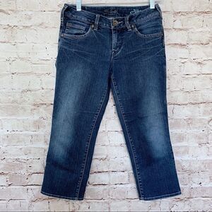 Silver Aiko Capri Jeans  